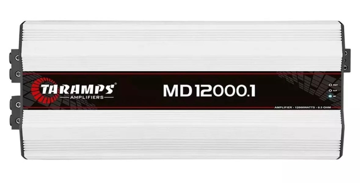 Taramps MD 12000.1 Amplifier 12K Watts Rms 0.5 Ohms MONO FAST