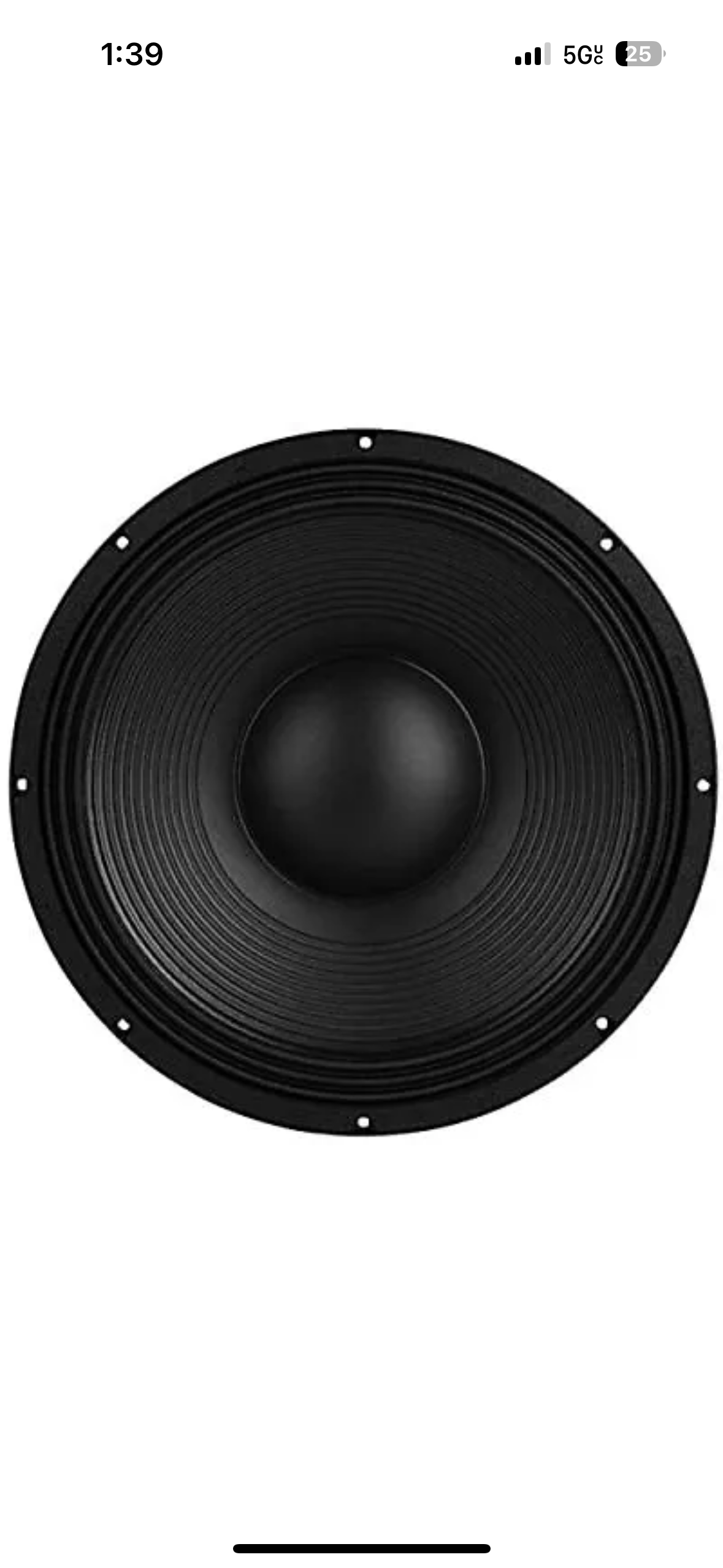 B&C 21DS115 21" Professional Neodymium Subwoofer 8 Ohm