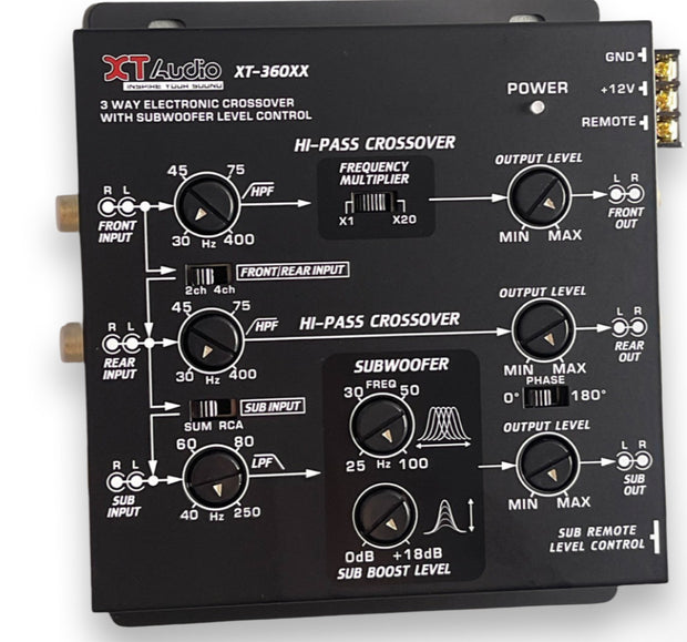 Xt-360XX 3-WAY CROSSOVER