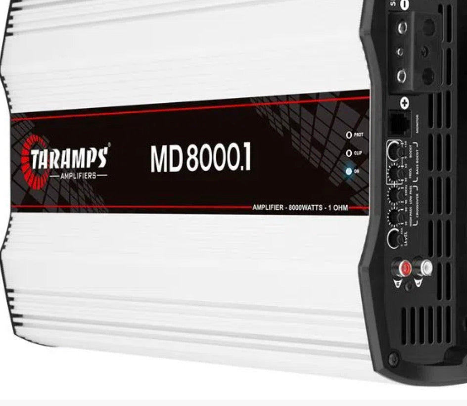 TARAMPS MD 8000.1 CHANNEL 8000 WATTS RMS AMPLIFIER