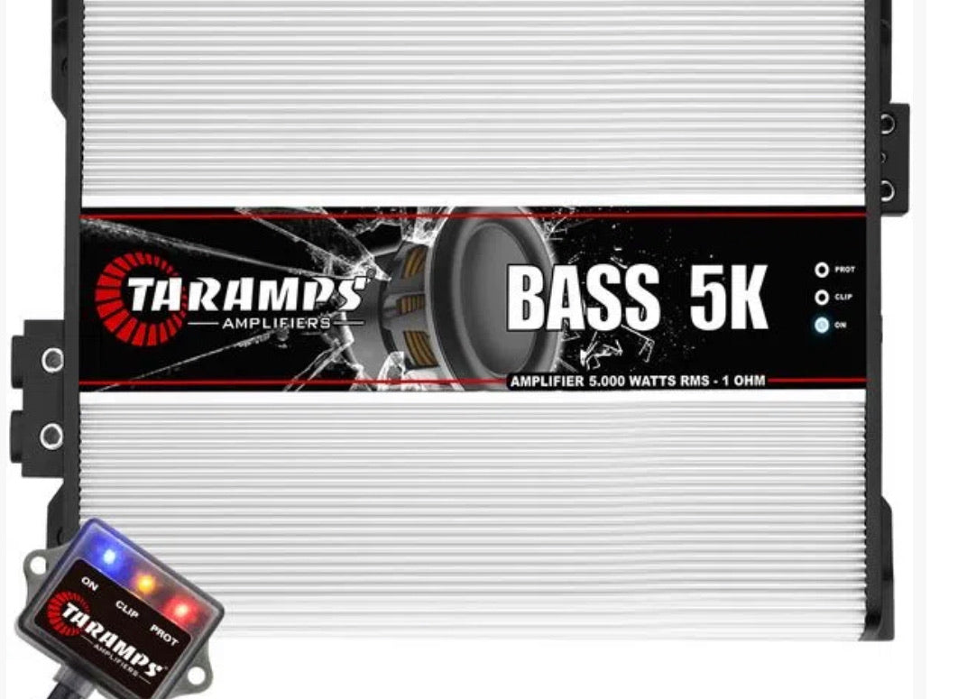 TARAMPS BASS 5K AMPLIFIER 1 OHM 5000W RMS -